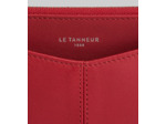 Étui clés zippé Charlotte en cuir lisse