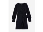 Robe courte decollete navy