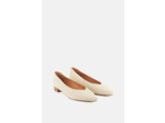 Ballerines aria en cuir naturel