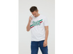 T-shirt manches courtes avec graphisme placé « Good Vibes » avec détails en flocage