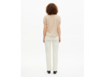 Chemise manches courtes à pois beige beige / red