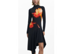 Robe À Manches Longues En Maille – Femme