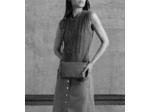 Petit sac bandoulière Romy en cuir grainé et lisse