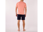 Pyjashort Homme COBALT Marine/Orange
