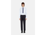 Pantalon de costume bleu marine en laine dark navy