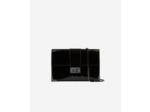 Pochette En Cuir Glossy Taille M black