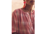 Blouse POMME en coton à carreaux