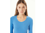 T-shirt nacre bleu