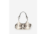 Sac amelia small en cuir black white