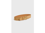 Ceinture large en cuir velours - BONNIE