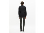 Chemise slim en smart twill noire black