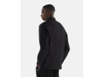 Chemise col ouvert long manche longue black