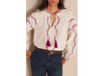 Blouse SULLY en coton et lin