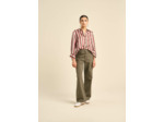Pantalon taille haute à coupe large