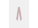 Foulard Eulalie rose imprimé bandana