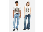 T-shirt mixte the doors x the kooples écru ecru