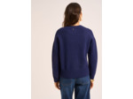 Pull col rond à détails