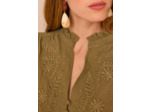 Blouse brodée MALIA en 100% coton