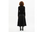 Pull col rond en laine mérinos noir black