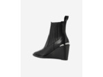 Bottines Western En Cuir Noir black