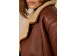 Manteau en cuir DEBBIE