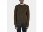 Pull En Laine Kaki olive night