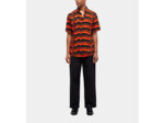 Chemise Casual Panthère black - red