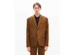 Veste de costume en laine marron tabacco