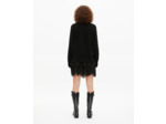 Pull col rond en cachemire noir black