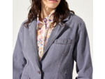 Veste denim violet crush