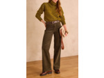 Pantalon large LISA en velours côtelé