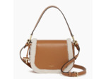 Sac bandoulière moyen modèle Gisèle en cuir grainé