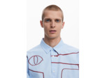 Chemise À Manches Longues En Tissu – Homme