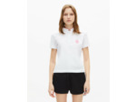 Polo manches courtes broderie poitrine white