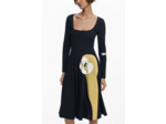 Robe À Manches Longues En Maille – Femme