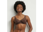 Soutien-gorge emboitant en dentelle léopard Chocolat Dim Generous