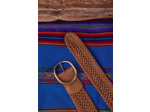 Ceinture en cuir tressé Eloise