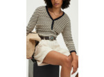 Pull en crochet rayé - JINETTE