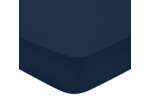 Drap Housse Partition Satin de coton Coloris Marine