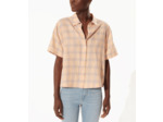 Chemise carreaux peche