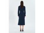 Robe longue satinée nocturne