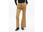 Pantalon evase beige