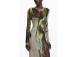 Robe À Manches Longues En Maille – Femme