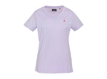T-shirt col V avec broderie cœur