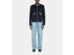 Blouson En Laine Double Face Bleu Marine navy