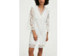 Robe courte et cintrée en dentelle - PRYAM