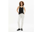 Jean slim femme beige grey