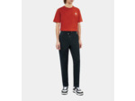 Pantalon Bleu Marine En Coton navy