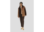 Manteau Magritte Chocolat en Polyester
