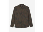 Chemise imprimé fleuri dark brown